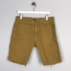 J Crew Sutton Garment Dyed Jean Shorts Brown Tan